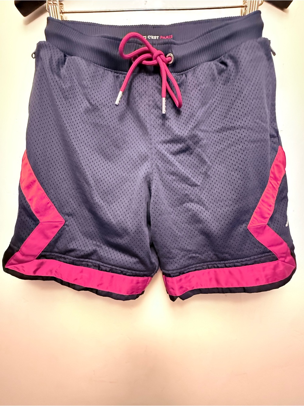 Nike Paris Saint-Germain (PSG) Diamond Mesh Shorts – Navy Blue/Red – DB6518-410